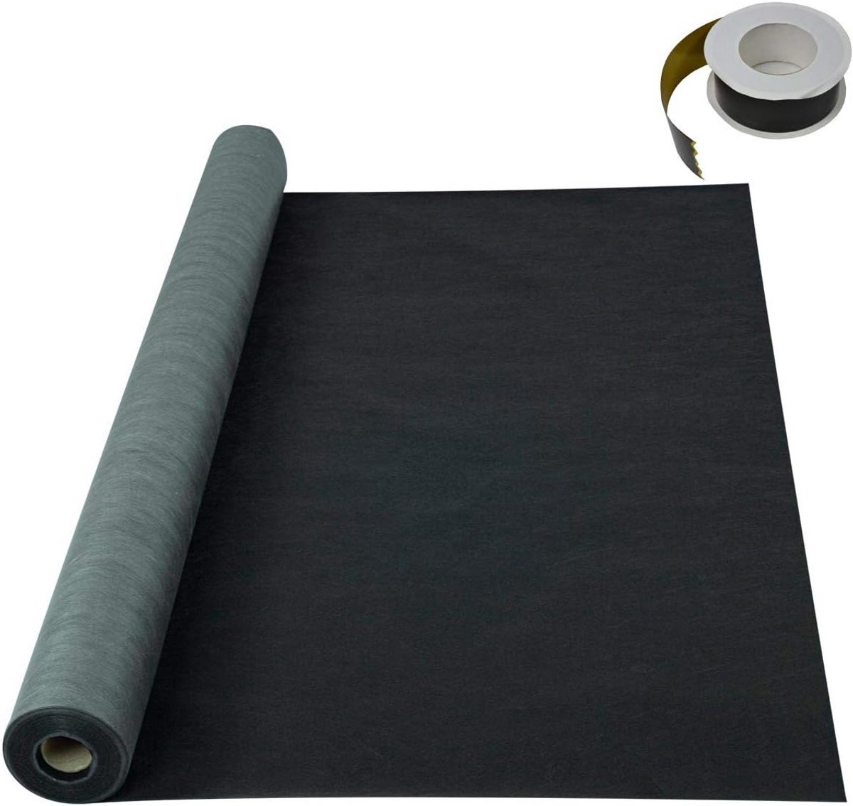 Dakonderspanbaan 115 g/m² - vochtwering, ademend, antraciet, 0,75 m x 25 m