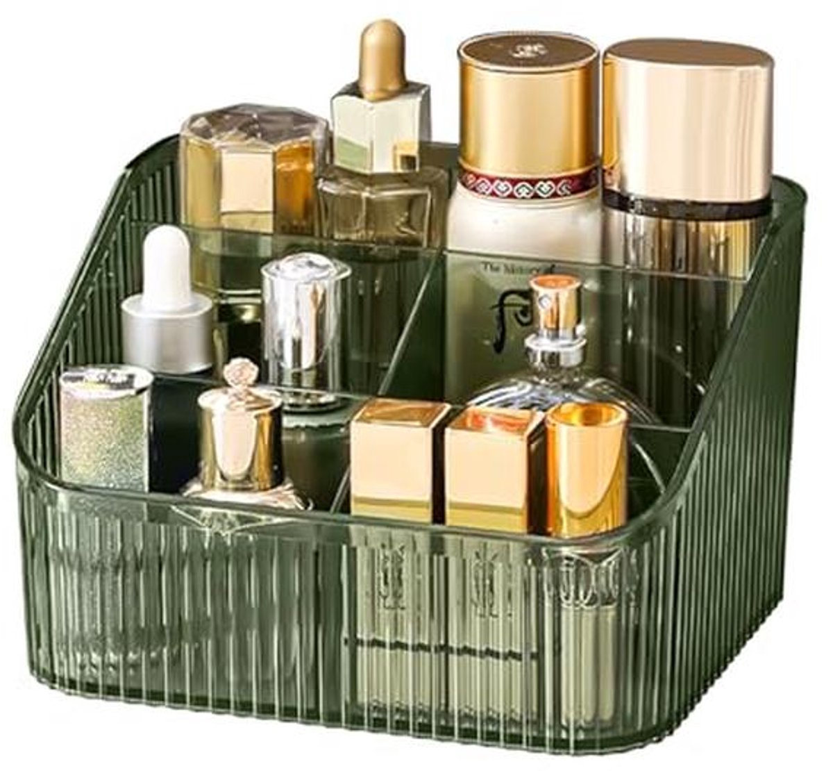 Make-up organizer met opbergvakken voor huidverzorging en cosmetica