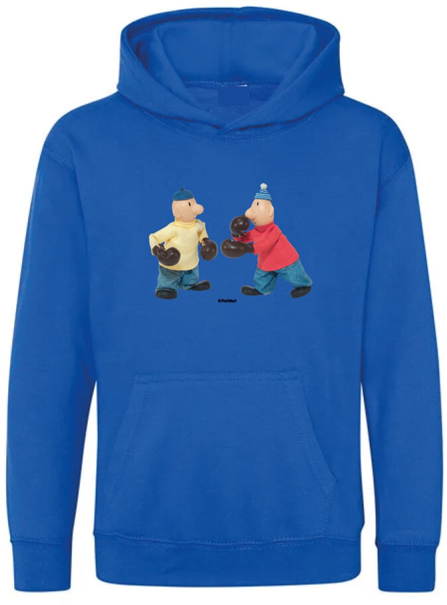 Hingly Hooded sweater Buurman & Buurman Kobalt Boksen L