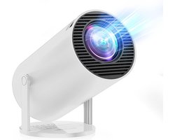 Mini Beamer 2026 – Draagbare Projector – 4K Ondersteuning – WiFi 6 & Bluetooth 5.4 – Auto Keystone & 180° Rotatie – Voor Telefoon, HDMI, TV-stick, USB – Android 11.0