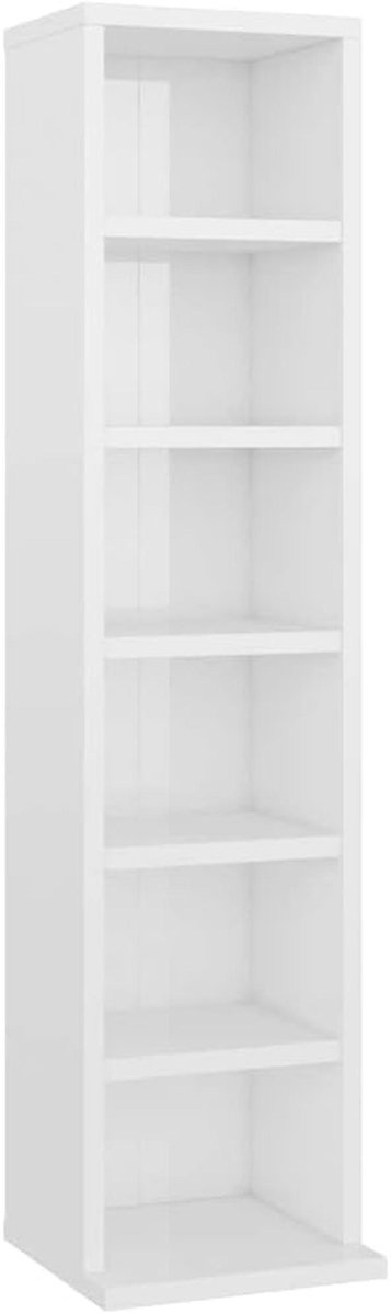 Cd-Kast Opslagkast voor Muziekcollectie in Hoogglans Wit