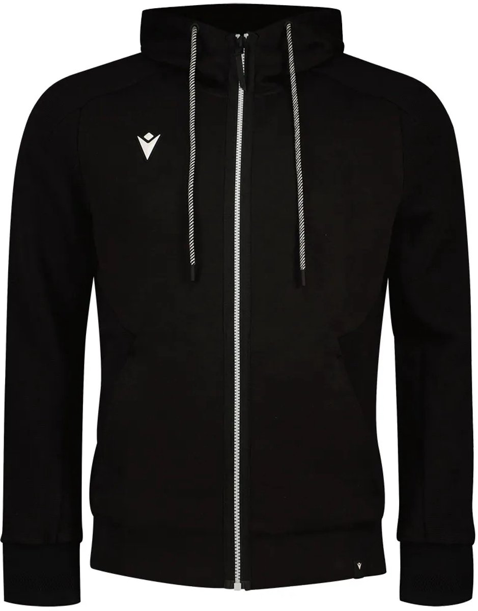 Macron Rhodos Sweatshirt Met Rits Zwart L Man