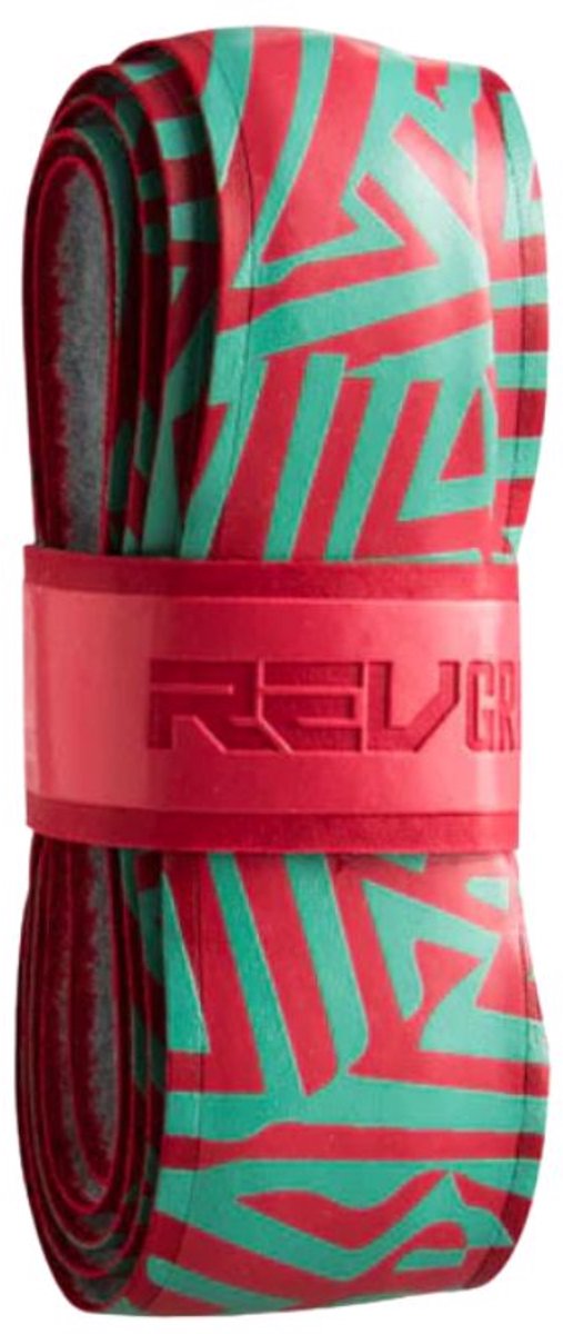 Rawlings RevGrip 1.8 mm Bat Grip Kleur Teal/Red Bat Grip Tape voor Sport Honkbal/Softball