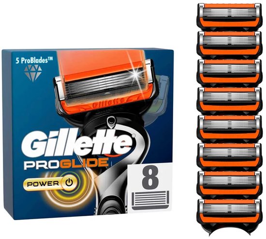 Gillette ProGlide Power XXL Navulmesjes 8ST
