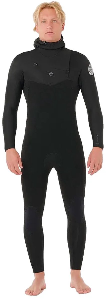 2026 Rip Curl Heren Dawn Patrol 6/4mm Met Capuchon Borst Ritssluiting