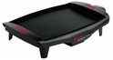 Zwarte Tefal Plancha Compact grillplaat met rode logo's.