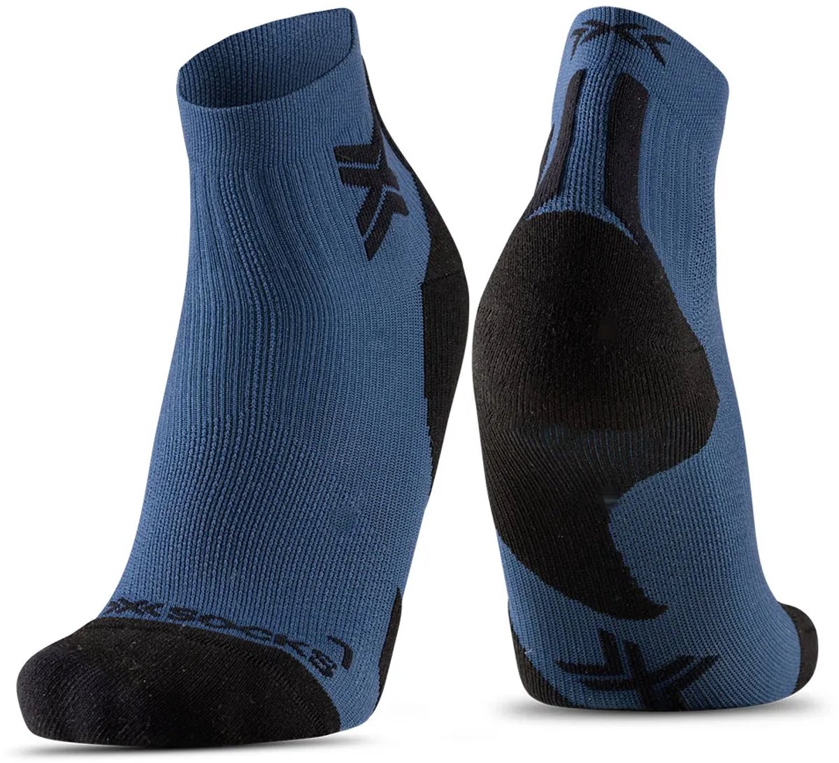 X-Socks Run Discover Ankle Hardloopsokken Marine/X 39-41 Zwart