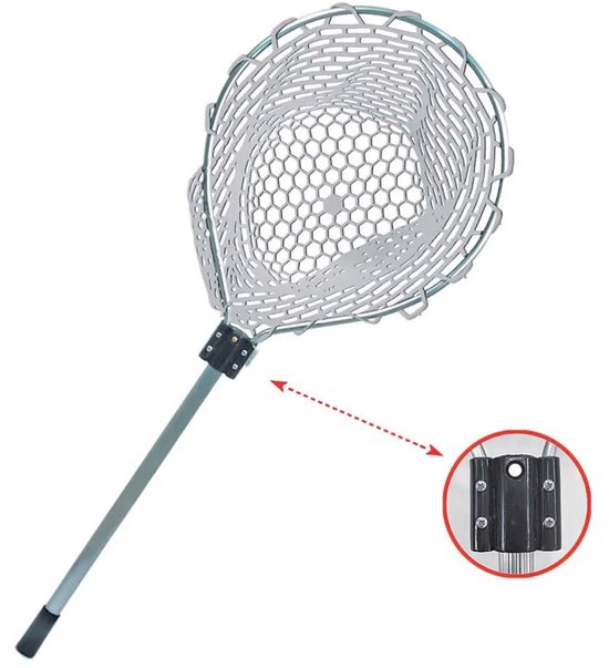 Expert Predator Rubber Mesh Veiligheidsnet Zilver 100 cm — afbeelding 2