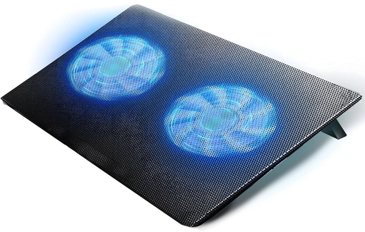 White-Label® Laptop Cooler - Laptop Stand - Laptop Verhoging - Standaard - Cooling Pad - Zwart