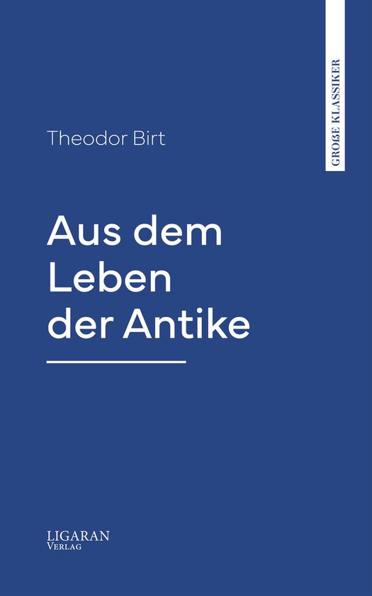 Aus dem Leben der Antike - cover