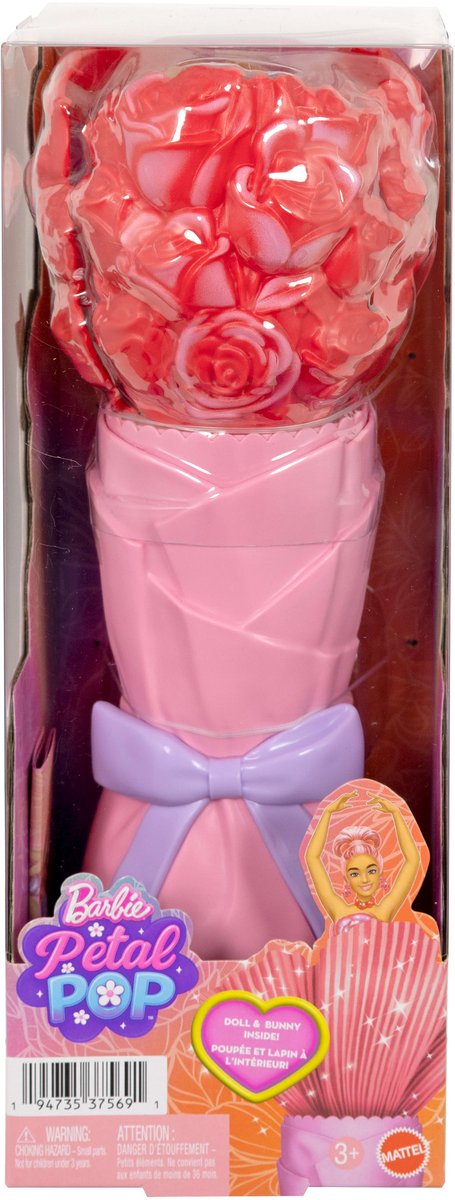 Barbie Petal Pop Geparfumeerde Modepop - Roze Jurk van Merkloos — afbeelding 5