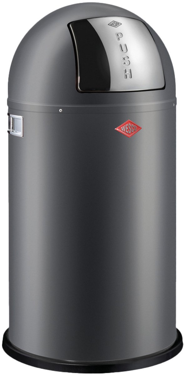 Wesco Pushboy, grafiet mat 8011550 afvalbak grafiet | .