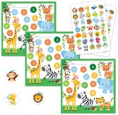 Beloningssysteem Jungle - 3 Beloningskaarten & 70 Stickers - Zindelijkheidstraining