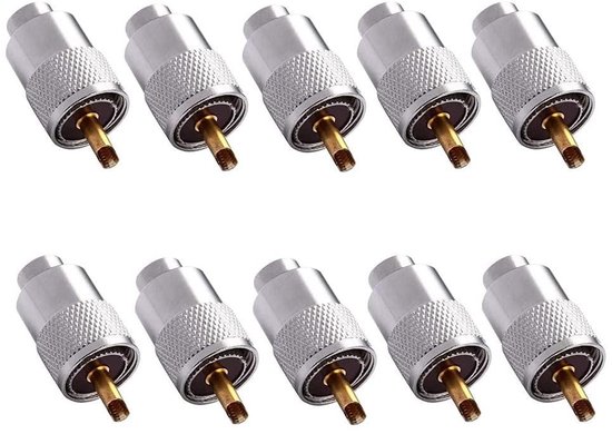 Superbat 5pcs PL259 UHF Coaxial Connector for RG316