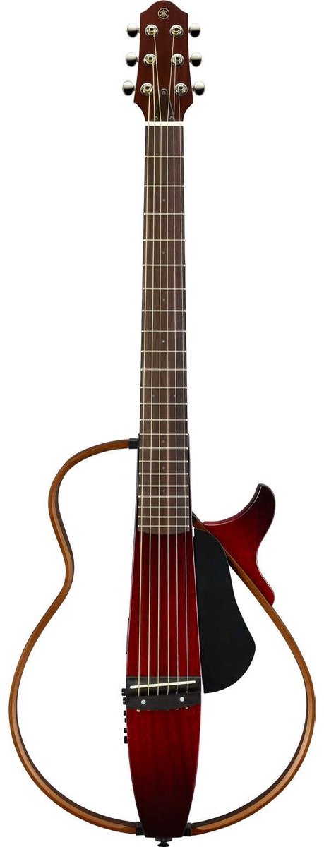 Yamaha SLG200S CRB – Silent Guitar Staalsnaren (Crimson Red Burst)