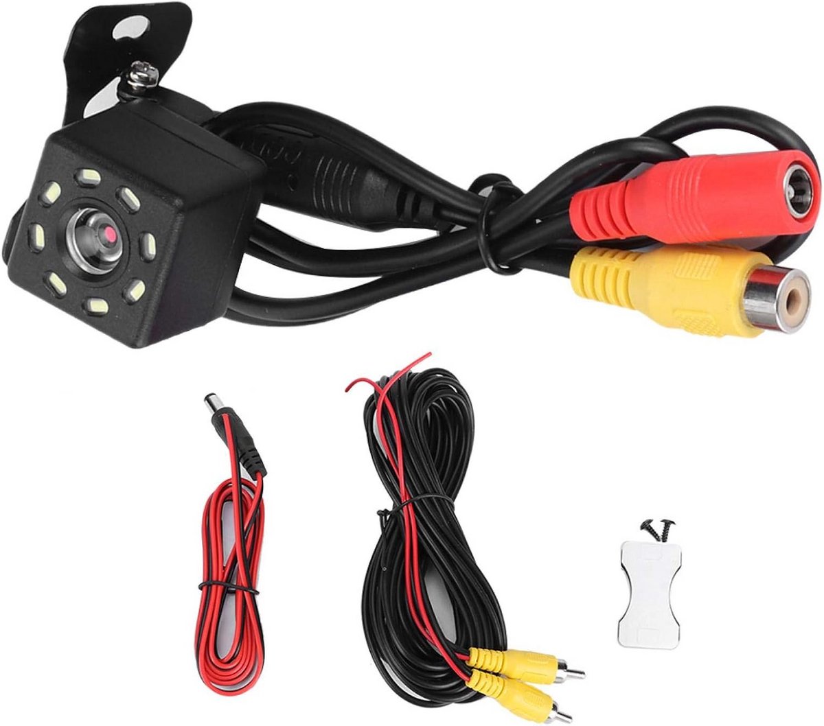 Waterdichte Achteruitrijcamera met Nachtzicht voor Auto - 8 LED, Breed Gezichtsveld, IP68