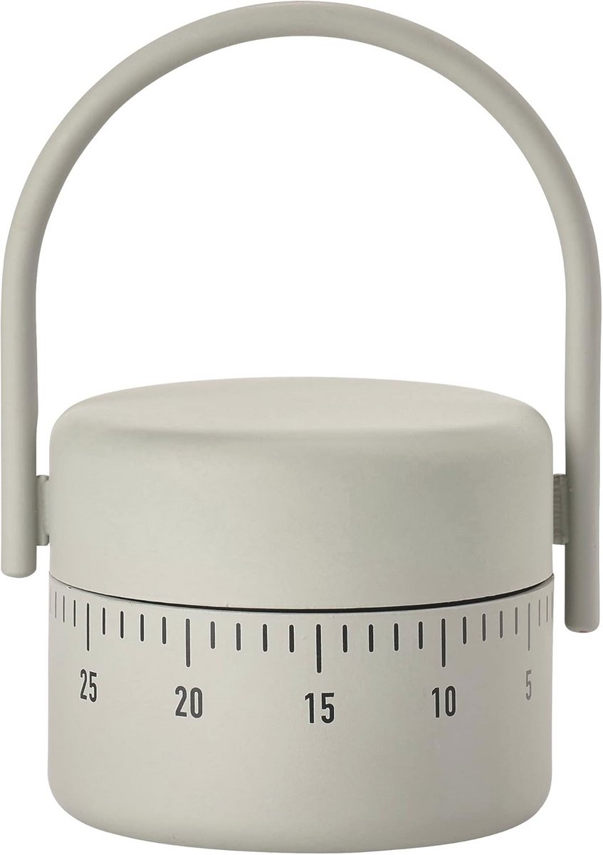 Design keukenwekker met handvat in beige - perfect voor elk interieur