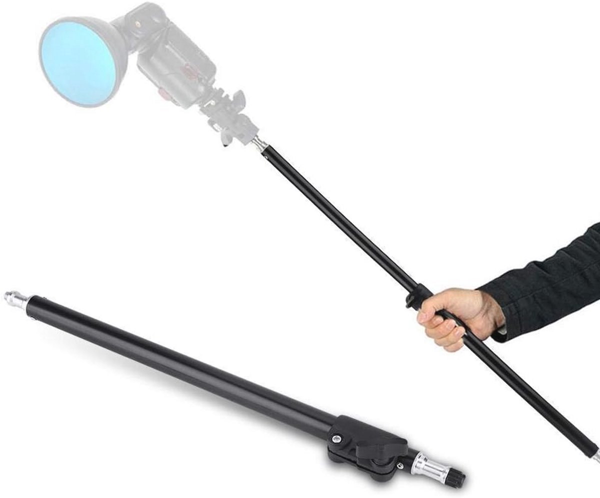 Verstelbare Fotostatief Extensie 45-74 cm met Microfoonhouder