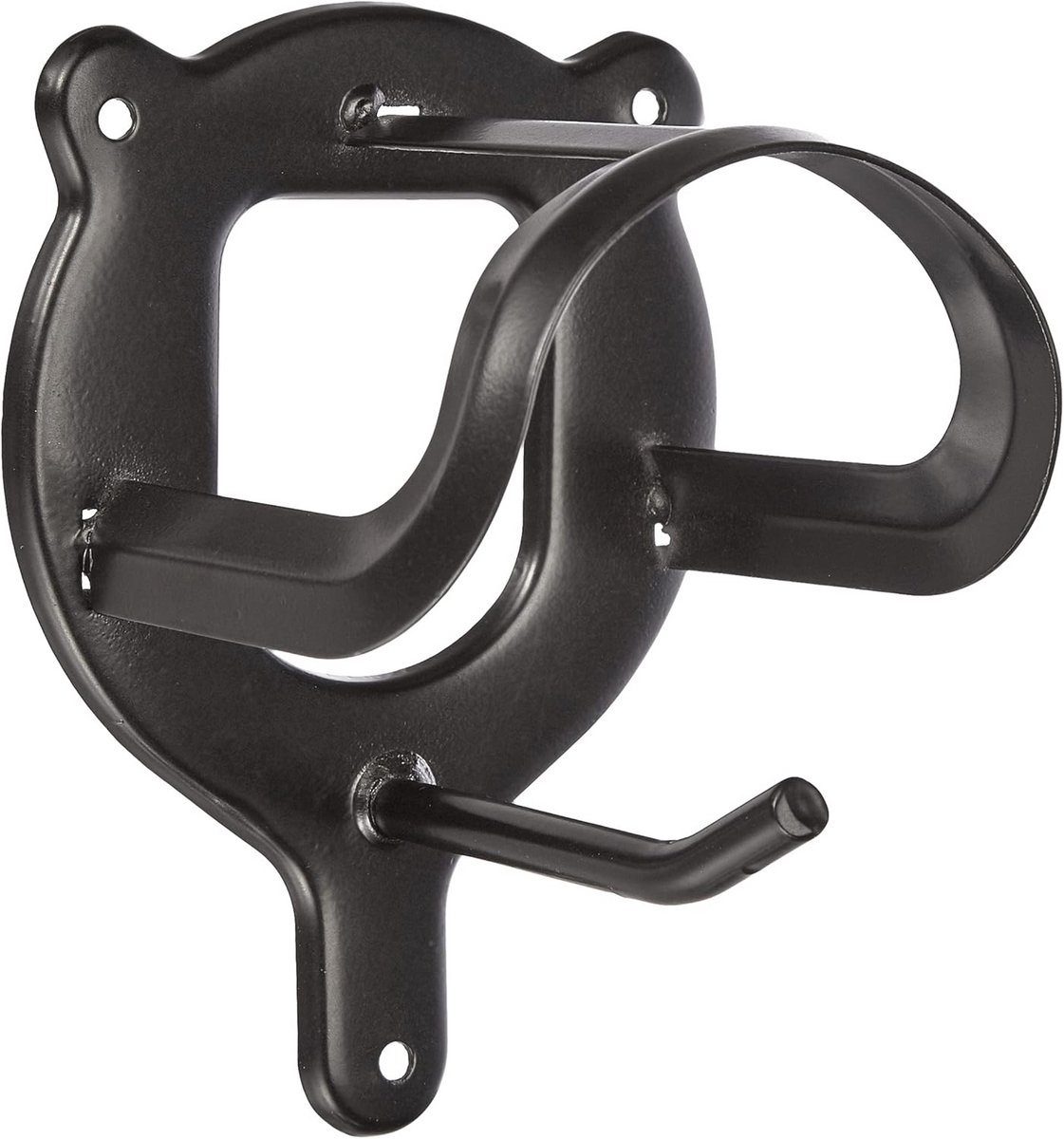 Hoofdstel Houder met Extra Haken - Poedercoating - Metalen Open Top - Rood
