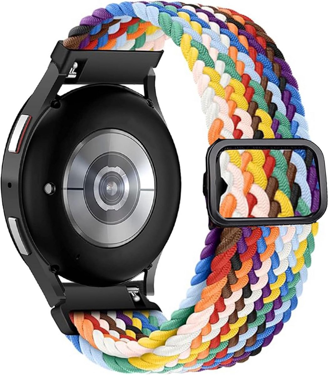 Gevlochten Nylon Horlogeband - 20mm Universeel Compatibel met Diverse Smartwatches