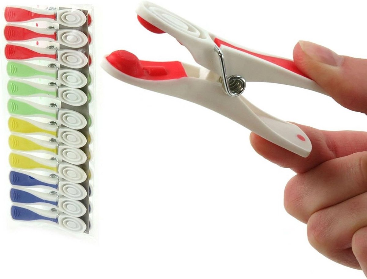 Extra Sterke Kledinghangers met Soft Grip voor de Waslijn - Diverse Verpakkingen