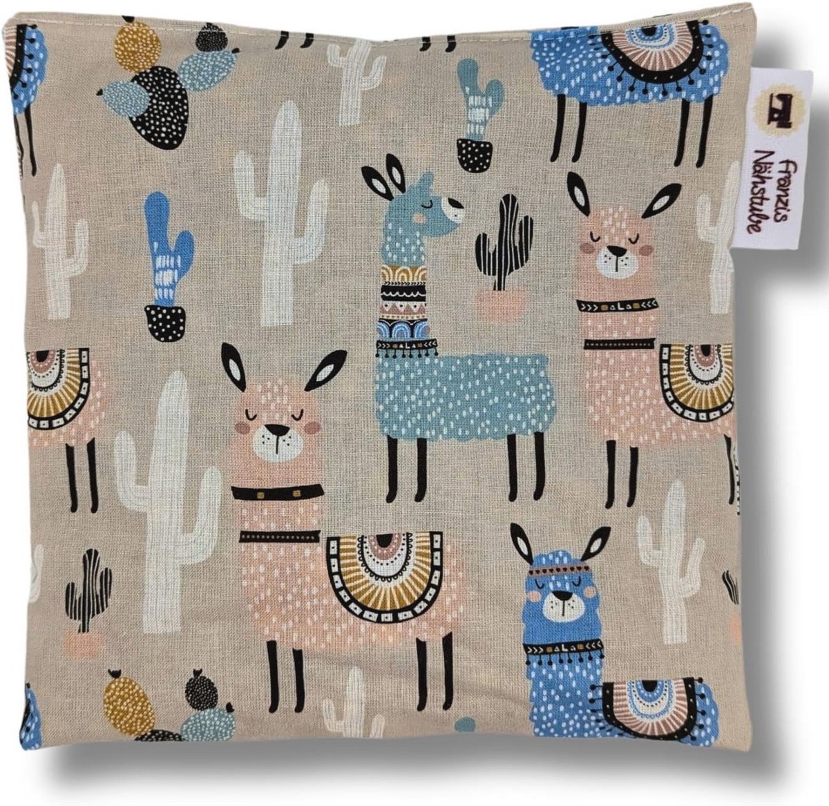 Kersenpitkussen 20x20cm in 100% katoen voor warmte- en koudetherapie