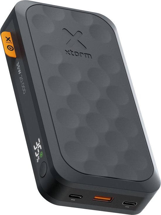 Xtorm Fuel Series 5 Powerbank 20000 mah - 35W snellader - Quick Charge - Zwart