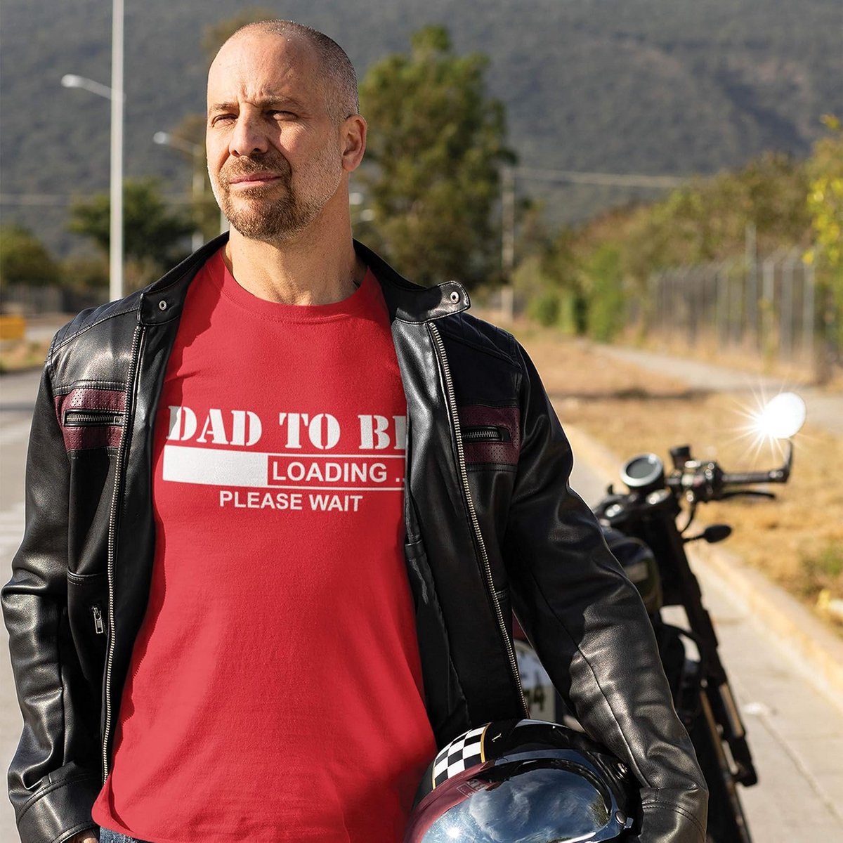 Grappig T-shirt voor Mannen: Aankondiging Nieuwe Papa Cadeau