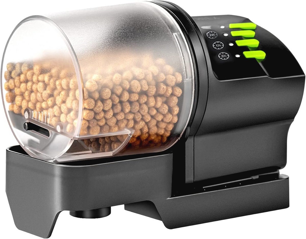Automatische Visvoeder Automaat voor Aquarium en Reptielentank met Timer en Voerring