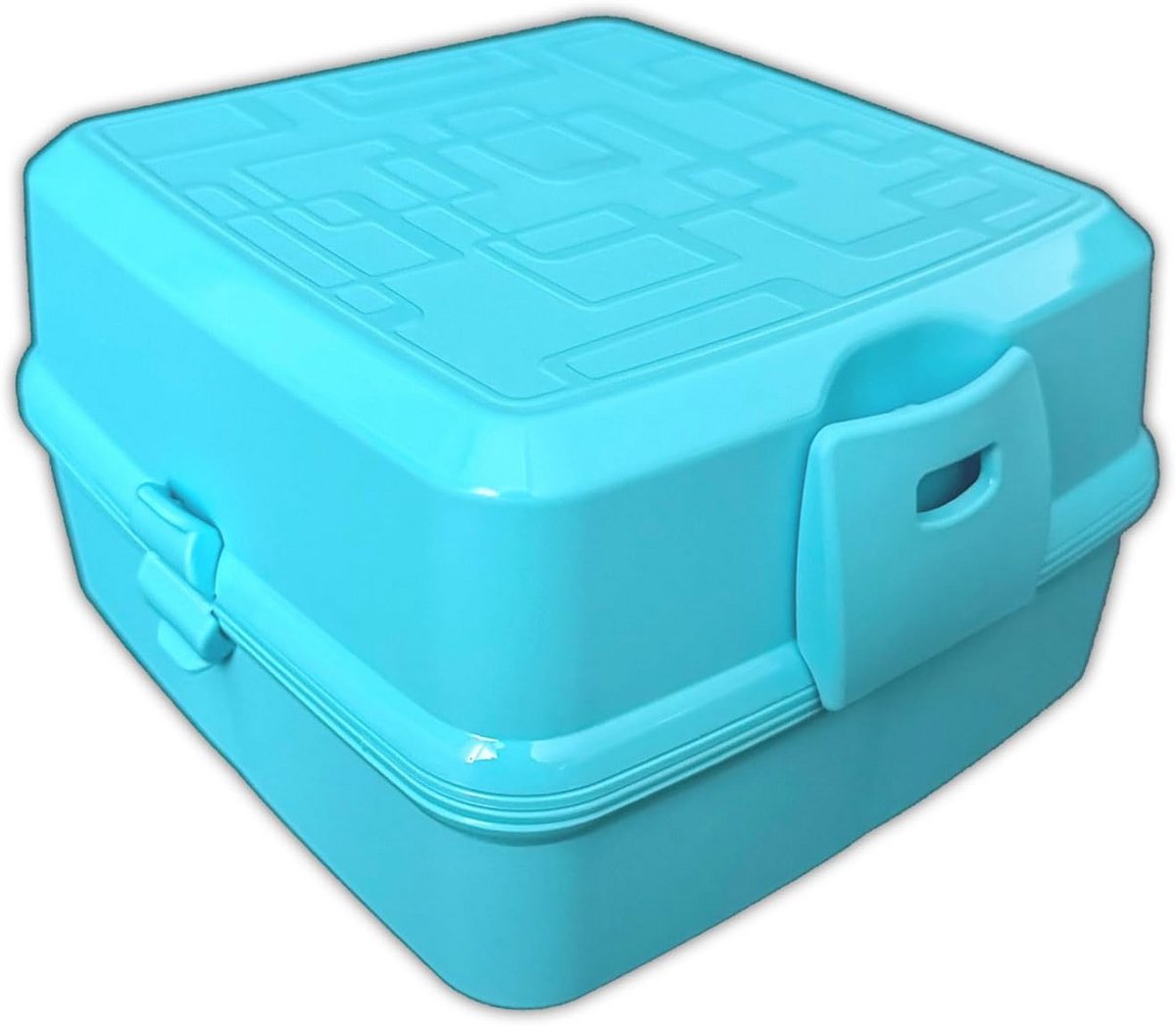 Lunchbox met 4 vakken en bestek - 1400 ml - Ideaal voor school en werk