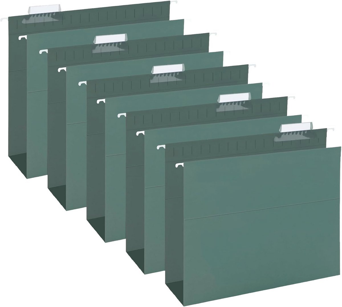 Extra capaciteit hangende mappen - 30 stuks - Versterkte hangmappen met 2 inch uitbreiding voor omvangrijke bestanden - Groen