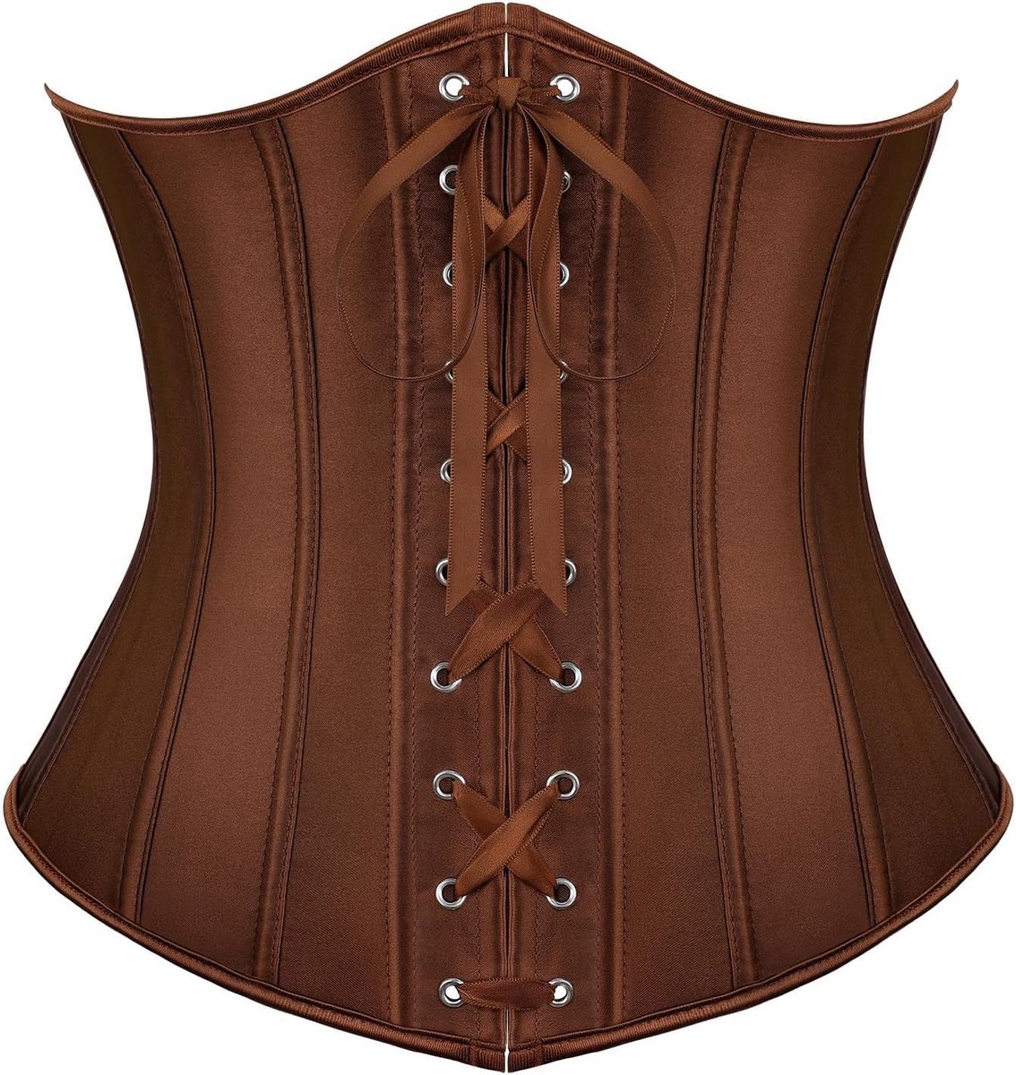 Onderbuste Korset voor Dames - Verstelbare Satijnen Shaper voor een Slank Figuur | Gothic & Vintage Stijl
