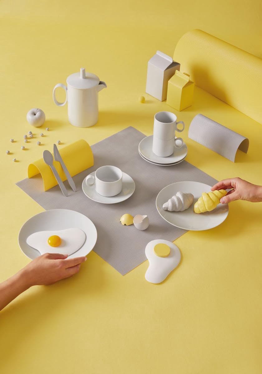 Vierkante Witte Schaaltje 15 cm - Modern Servies, Trendy Design
