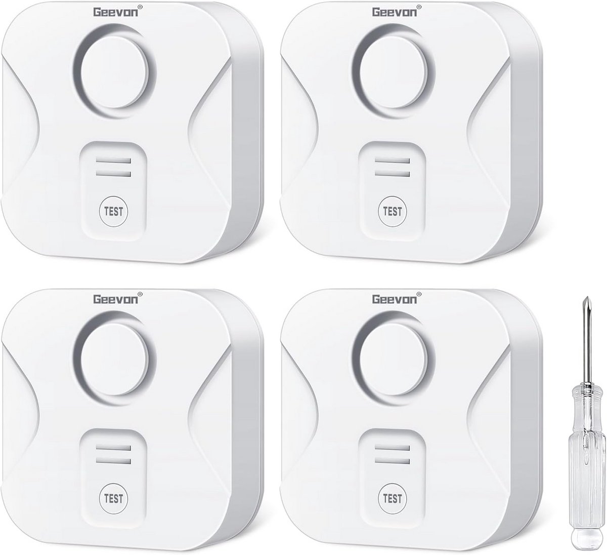 Watermelder 100 dB - Capaciteit voor kelder, badkamer en bijkeuken - Batterijgevoed alarmsysteem (2 stuks)