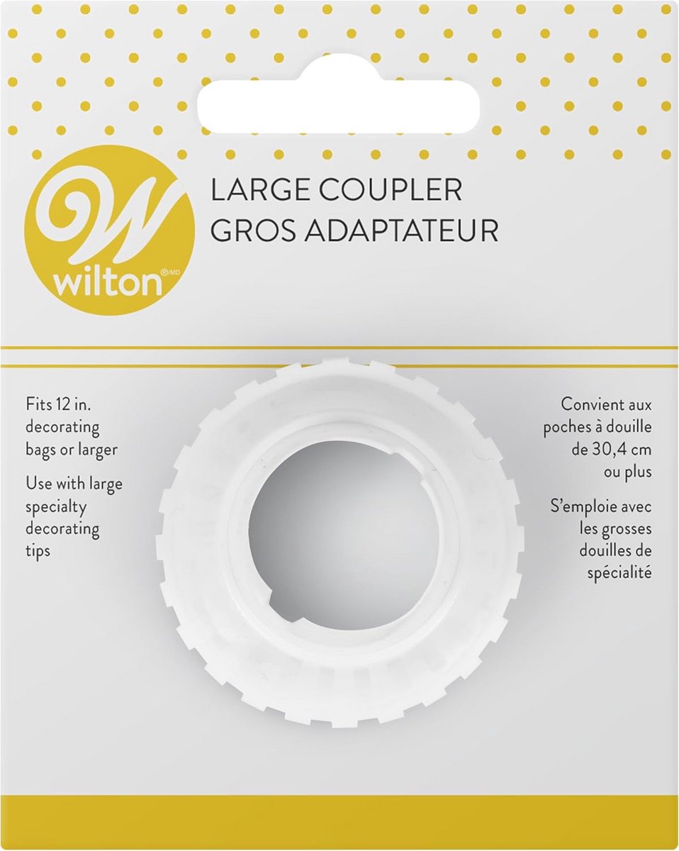 Adapter Grote Koppeling voor Spuitmonden - Ideaal voor Taartdecoratie