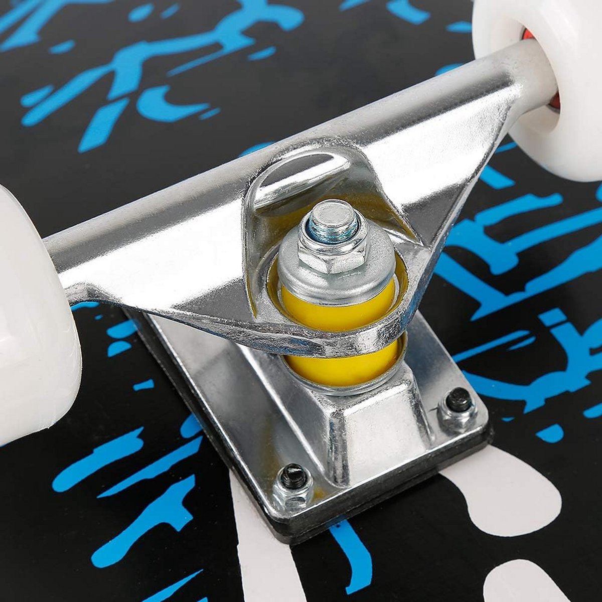 Compleet Skateboard Houten Board Dubbel Kick Deck Concave voor Beginners en Gevorderden Inclusief Montagetool
