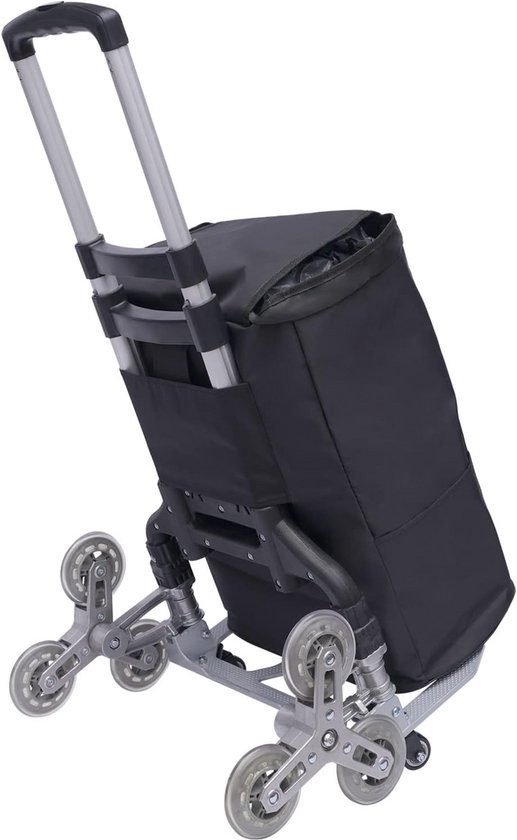 Chariot à Provisions Pliable avec Trois Roues pour Escaliers et Courses — free download