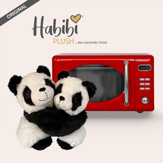 Warmteknuffel Panda Mama & Kind Set - Knuffeldier met Uitneembare Gierstvulling voor Warmte en Knuffelen van Merkloos — afbeelding 3