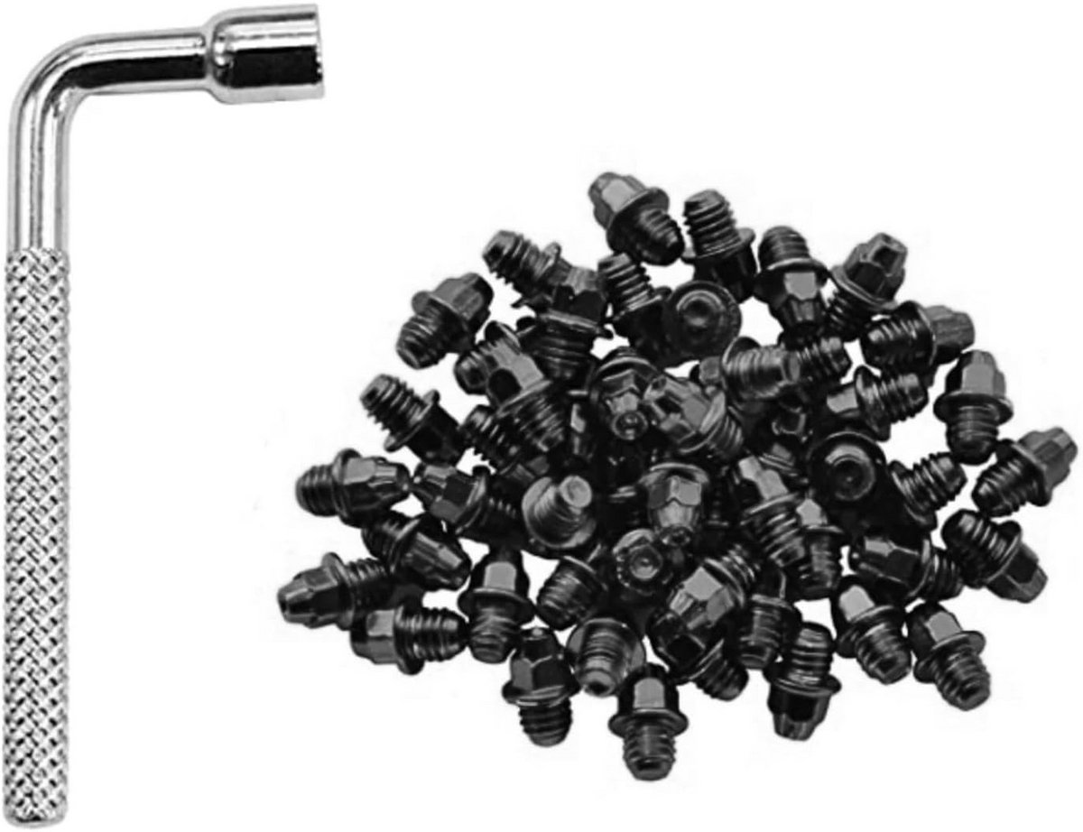 Pedaalpennen M4 x 5 mm – 50 stuks Street Pins met Inbussleutel