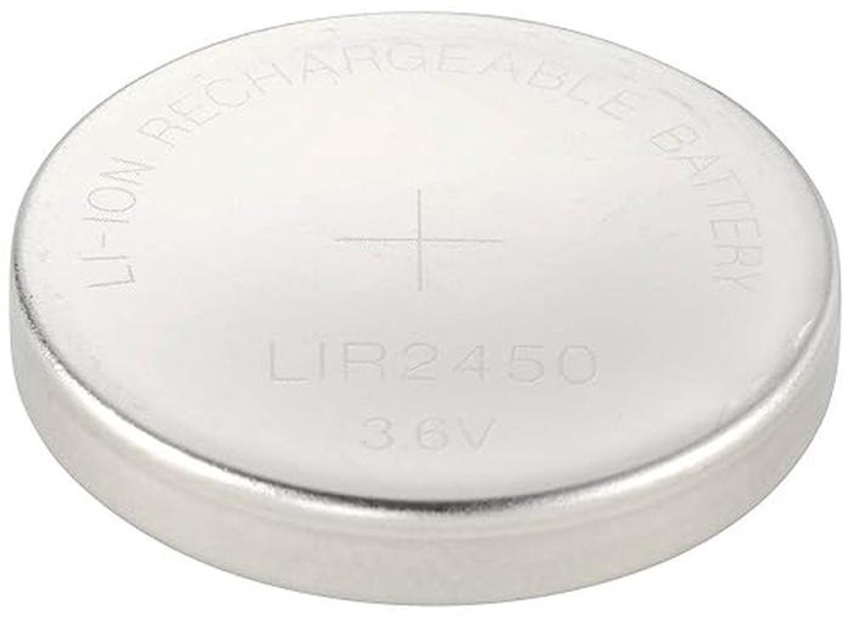 Knoopcelbatterij 2450 Lithium 120 mAh 3,6 V