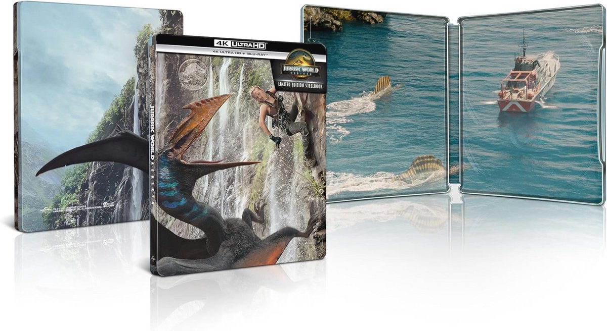 4K Ultra HD Jurassic World - La Rinascita Steelbook - Blu-Ray
