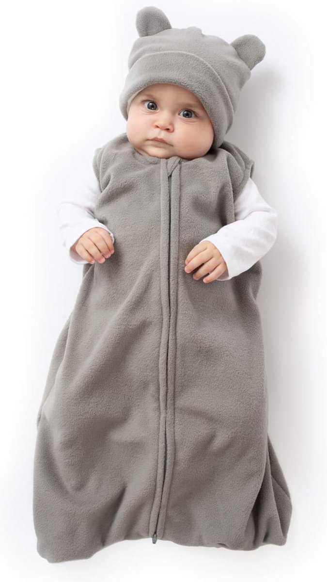 Draagbare Baby Slaapzak met Fleece - Veiliger Slapen en Comfortabel Warm