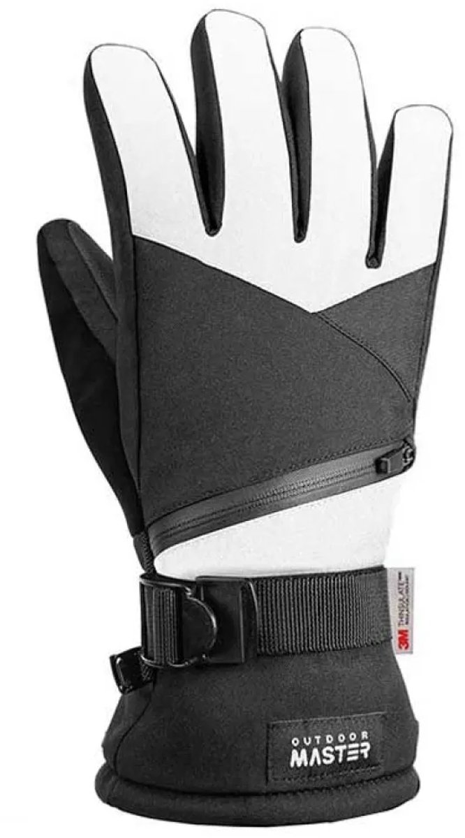 Outdoor Master 3m Thinsulate Waterproof Handschoenen Wit