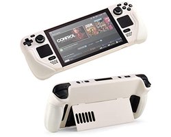 Beschermhoes voor Steam Deck - Kickstand Case - Betrouwbare Witte Accessoire