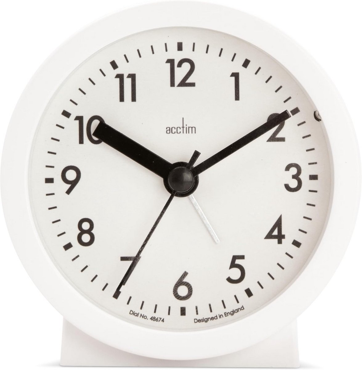 Kleine Analoog Wekker met Snooze en Licht - Hedendaags Design