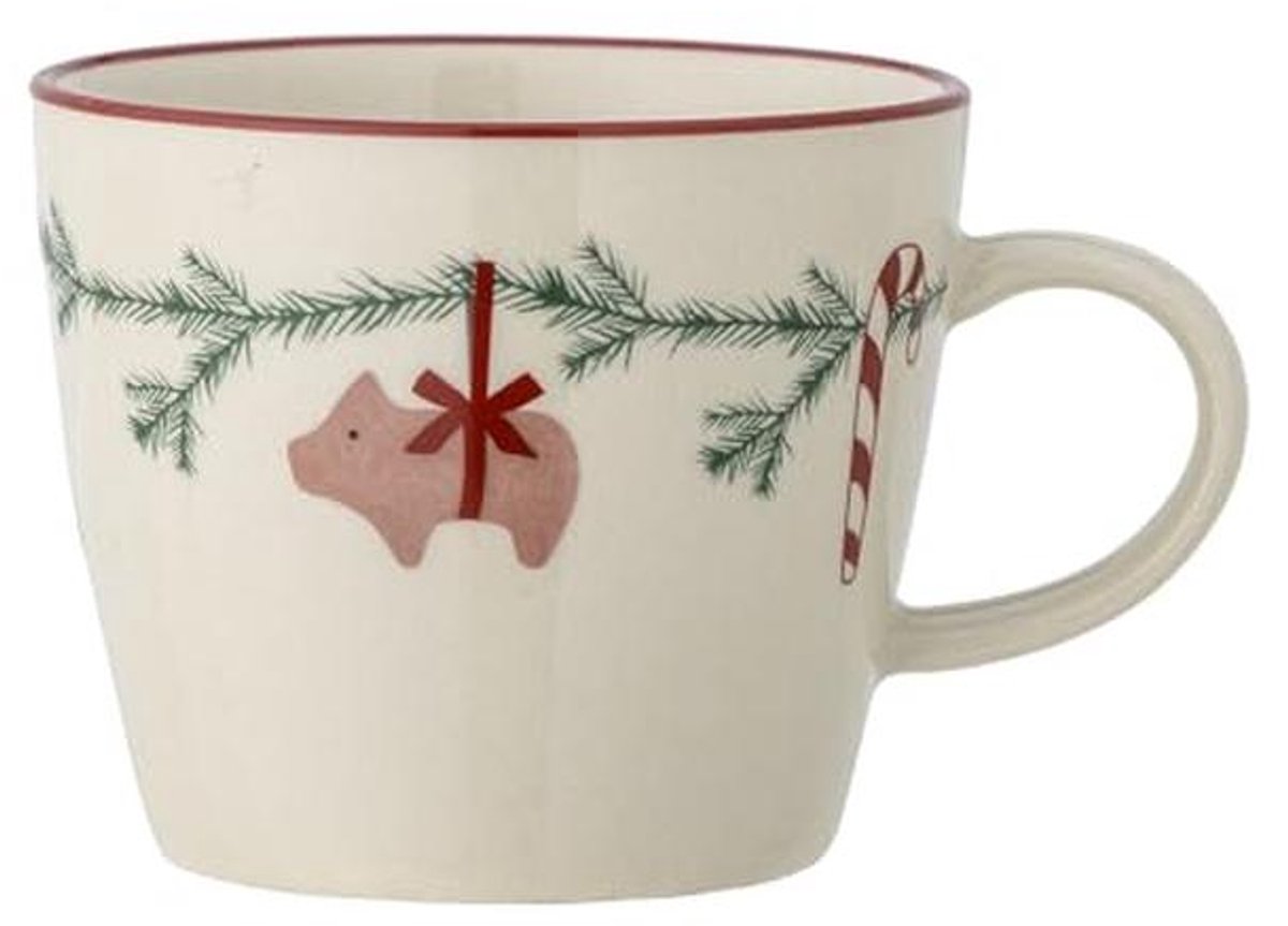 Bloomingville Yule Mok, Mok, Natuur, Steengoed, T9,5xH8 cm, 300 ml