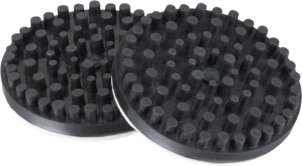 Rubberen voetjes voor apparaten en boxen, rond, 53 mm, set van 4