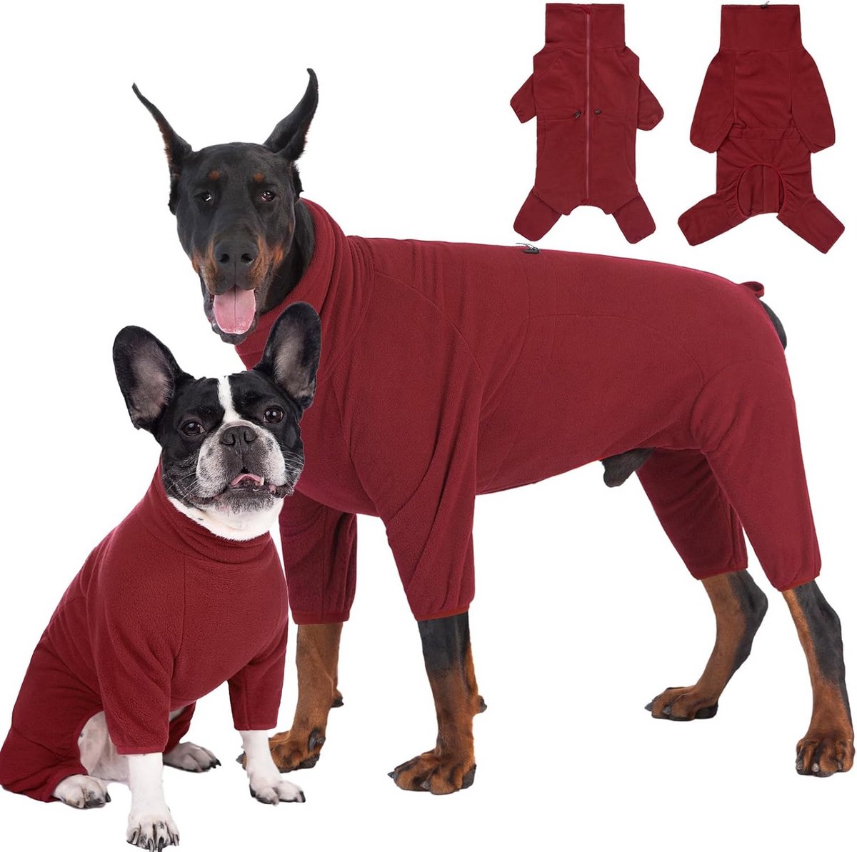 Warme Fleece Hondentrui - Winterjas en Pyjama voor Kleine tot Grote Honden