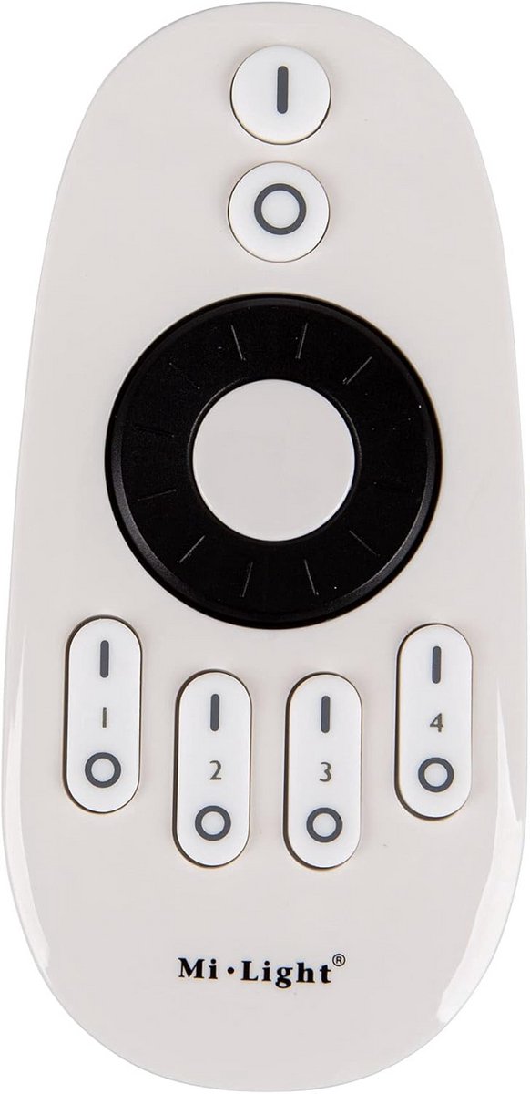 4 Zone RF 2.4G Afstandsbediening voor LED Verlichting - Dimmen en Kleurinstelling