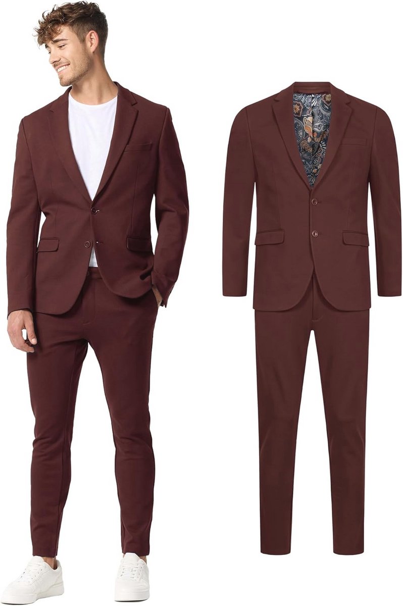 Heren 2-delige Kostuums Set | Colbert en Broek Pack van 2